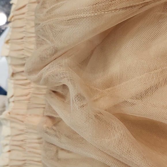 Peach Tulle Maxi Skirt - Picture 7 of 7